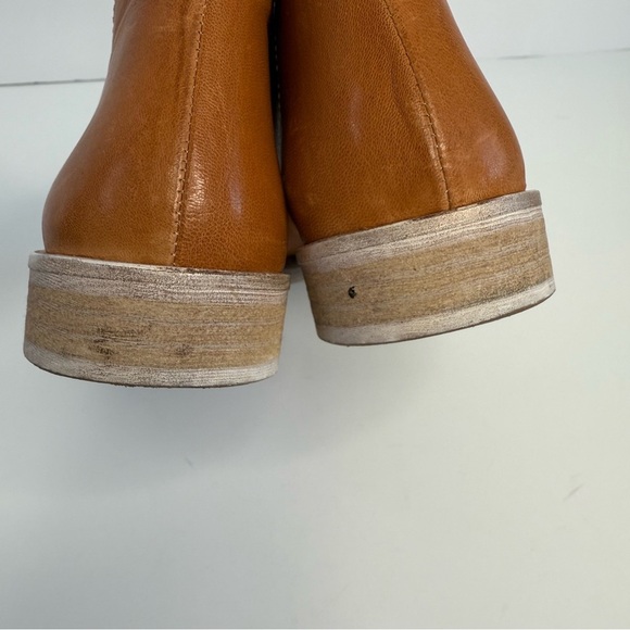 Free People Sun Valley Flat Sandals Women Size 7 Leather Tan Color - Picture 8 of 14